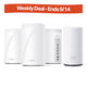 Deco 7 Pro Outdoor Wi-Fi 7 Mesh System Bundle, Deco BE63 3-pack BE10000 & BE25-Outdoor