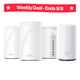 Deco 7 Pro Outdoor Wi-Fi 7 Mesh System Bundle, Deco BE63 3-pack BE10000 & BE25-Outdoor