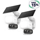 2K Floodlight Solar 360° Pan/Tilt Security Camera, Tapo C615F Kit 2-Pack