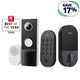 Front Door Security Bundle – 2K Video Doorbell Camera + Keyless Door Lock