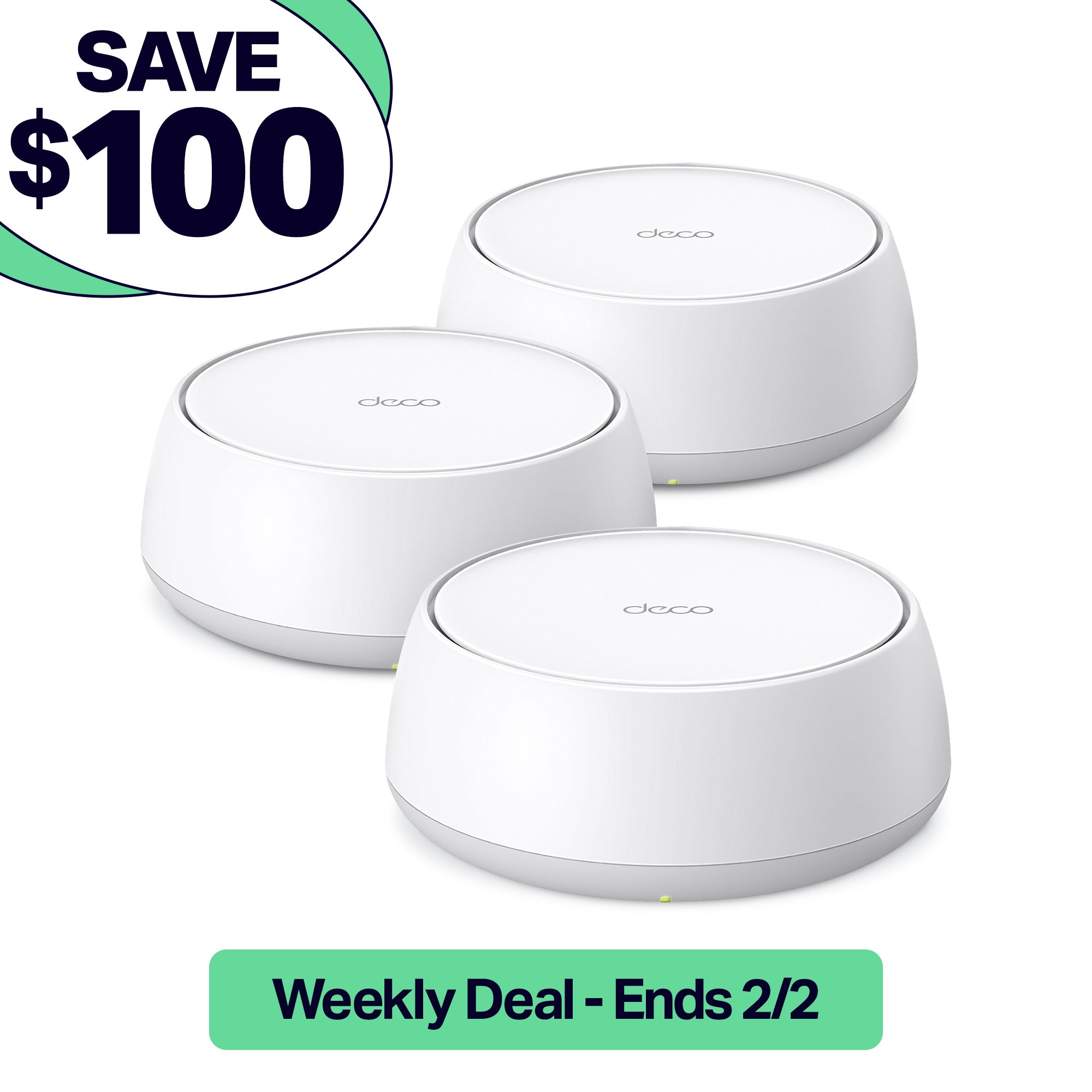 TP-Link Deco 7 BE25 Dual-Band WiFi 7 Mesh System