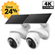 VistaCam 360 4K Solar Outdoor Pan/Tilt Security Camera, Tapo C660 KIT 2-Pack