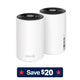 Wi-Fi 6E Tri-Band AXE5400 Mesh System, Deco XE75 2-Pack