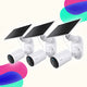 SolarCam 1080P Wireless Outdoor Security Camera with Solar Panel, Tapo C402 Kit 3-Pack