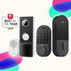 Front Door Security Plus Bundle – 2K Video Doorbell Camera + Fingerprint Door Lock