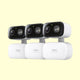 2K Pan/Tilt Indoor/Outdoor Security Camera, Tapo C216 HybridCam 360 3-Pack