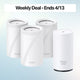 Deco 7 Pro Outdoor Wi-Fi 7 Mesh System Bundle, Deco BE63 3-pack & BE25-Outdoor