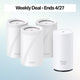 Deco 7 Pro Outdoor Wi-Fi 7 Mesh System Bundle, Deco BE63 3-pack BE10000 & BE25-Outdoor