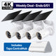 MagCam 4K Solar Outdoor Camera Smart CentralHub Bundle, Tapo C460 Kit 4-Pack + H500