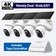 Tapo C660 Kit 4K Solar Pan/Tilt Security Camera Smart CentralHub Bundle, 4-Pack + H500
