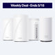 Deco 7 Pro Outdoor Wi-Fi 7 Mesh System Bundle, Deco BE63 3-pack BE10000 & BE25-Outdoor
