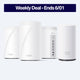 Deco 7 Pro Outdoor Wi-Fi 7 Mesh System Bundle, Deco BE63 3-pack BE10000 & BE25-Outdoor