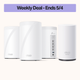 Deco 7 Pro Outdoor Wi-Fi 7 Mesh System Bundle, Deco BE63 3-pack BE10000 & BE25-Outdoor