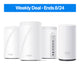 Deco 7 Pro Outdoor Wi-Fi 7 Mesh System Bundle, Deco BE63 3-pack BE10000 & BE25-Outdoor