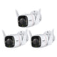ColorPro 2K QHD Outdoor Security Camera, Tapo C325WB 3-Pack