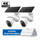 VistaCam 360 4K Solar Pan/Tilt Security Camera Smart HomeBase Bundle, Tapo C660 Kit 2-Pack + H500