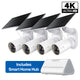 MagCam 4K Solar Outdoor Camera with Smart Hub Bundle, Tapo C460 Kit 4-Pack + H500