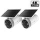 MagCam 4K Built-In Solar Battery Powered Security Camera, Tapo C465 2-Pack