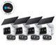Tapo C645D Kit 2K Dual-Lens Solar Pan/Tilt Security Camera, 4-Pack