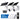 One solar-powered floodlight security camera, two solar security cameras, a smart home hub, and video doorbell on a white background. 