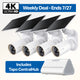 MagCam 4K Solar Outdoor Camera Smart CentralHub Bundle, Tapo C460 Kit 4-Pack + H500