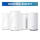 Deco 7 Pro Outdoor Wi-Fi 7 Mesh System Bundle, Deco BE63 3-pack BE10000 & BE25-Outdoor
