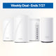 Deco 7 Pro Outdoor Wi-Fi 7 Mesh System Bundle, Deco BE63 3-pack BE10000 & BE25-Outdoor