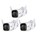 ColorPro 2K QHD Outdoor Security Camera, Tapo C325WB 3-Pack