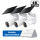MagCam 4K Solar Outdoor Camera Smart CentralHub Bundle, Tapo C460 Kit 3-Pack + H500