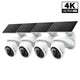 Tapo C660 Kit 4K Ultra HD Outdoor Pan/Tilt Security Camera with Solar Panel, 4-Pack