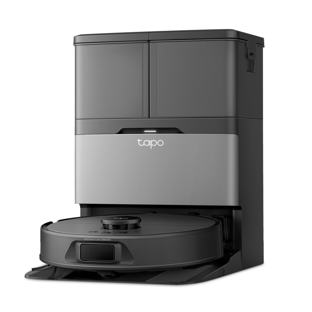 LiDAR + Dual-Laser Robot Vacuum and Mop with Advanced Dock 15000Pa Suction, Tapo RV50 Pro Omni